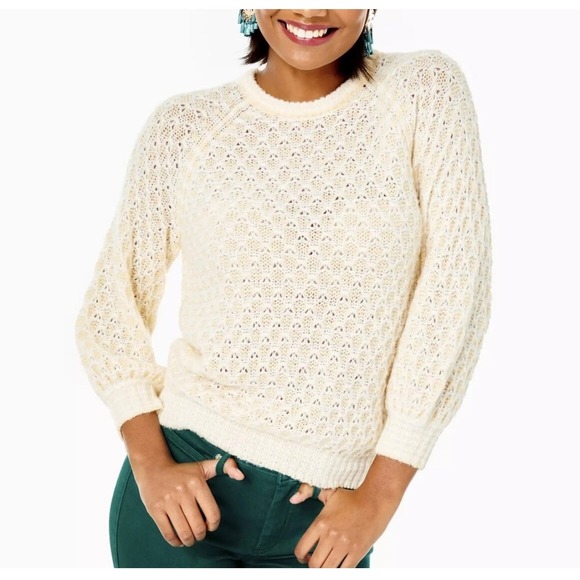 Lilly Pulitzer Sweaters - Lilly Pulitzer Corabelle Comfy Sweater -Sz  L Lightweight Knit, Stylish & Cozy